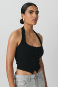 Halterneck vest
