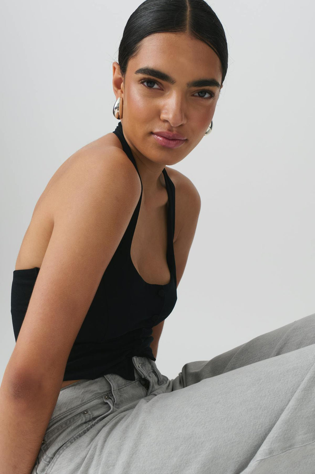 Halterneck vest