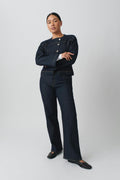 Front seam jeans