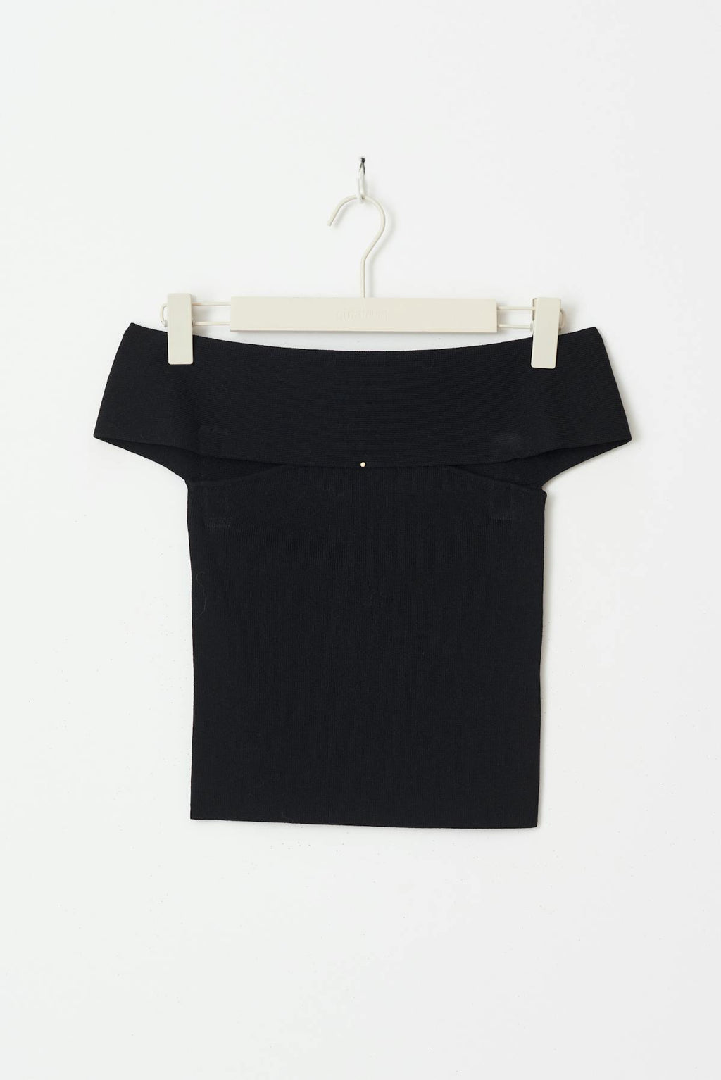 Off shoulder knit top