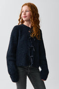 Y bow cardigan