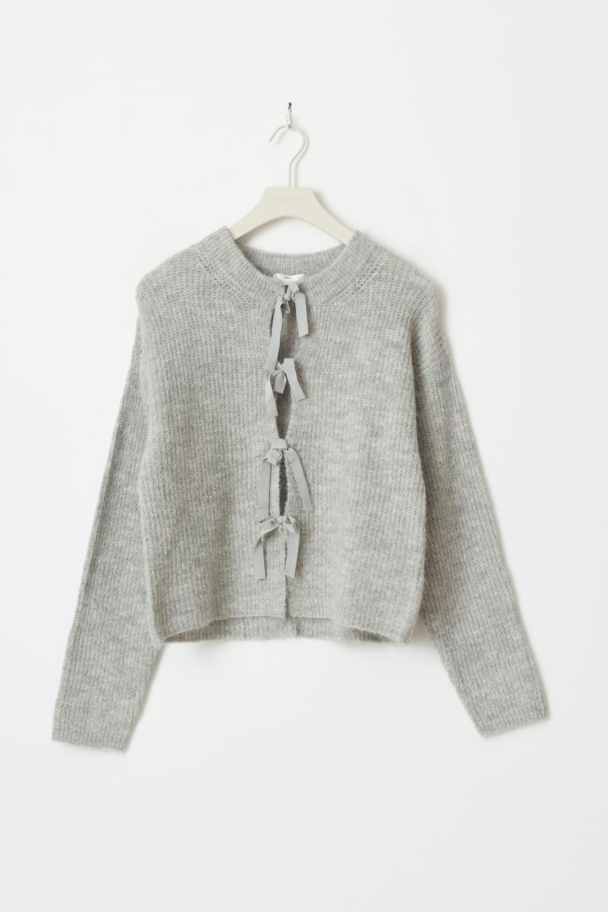 Y bow cardigan