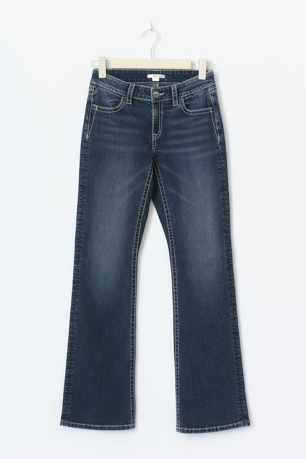 Sparkle low flare jeans