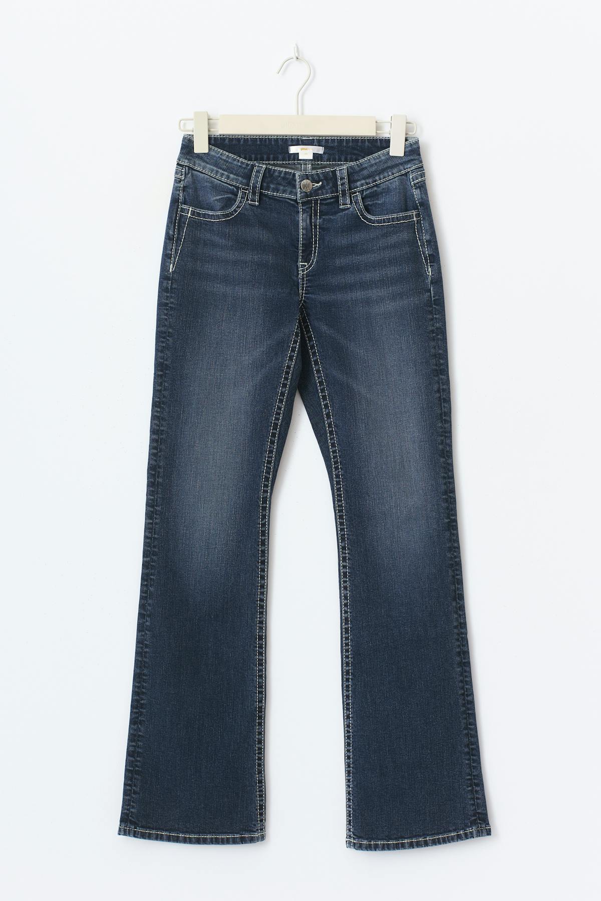 Sparkle low flare jeans