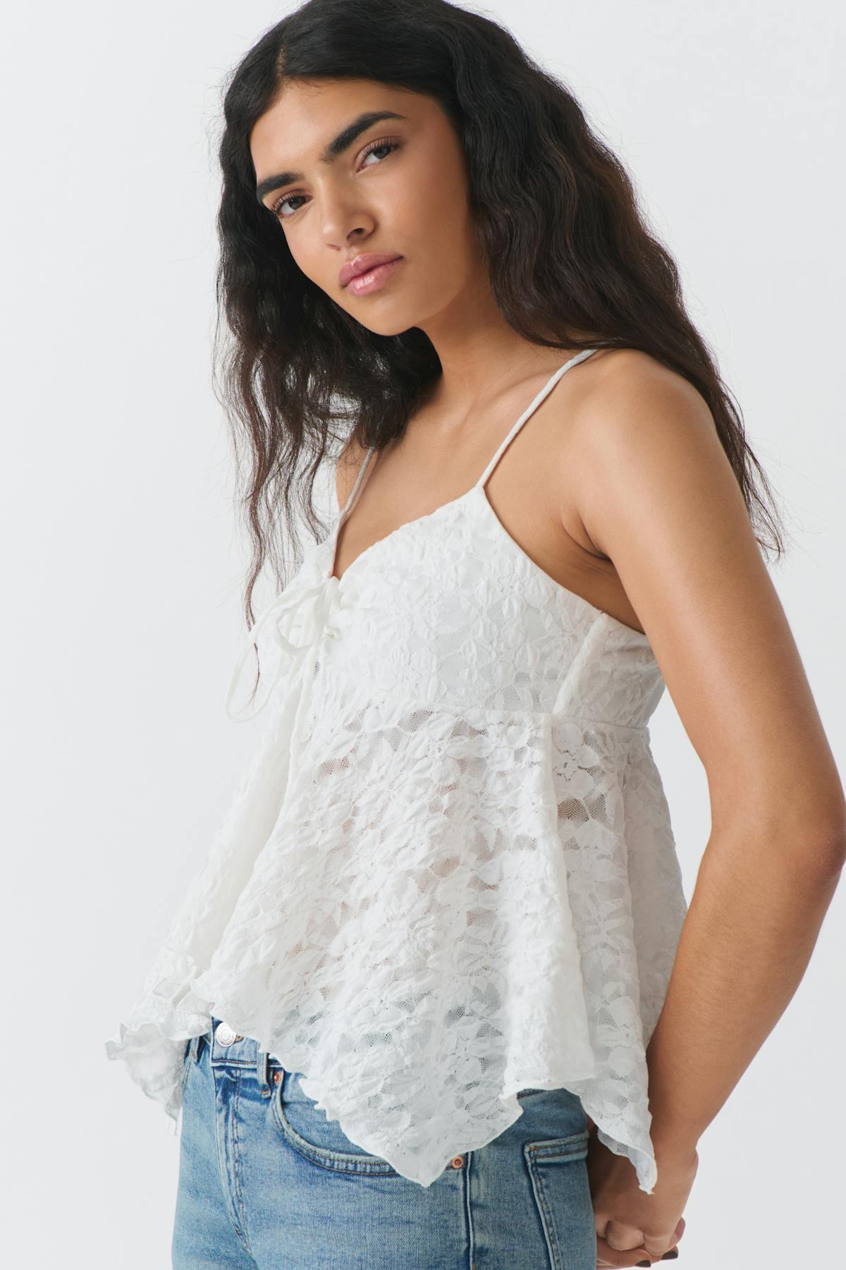 Lace singlet