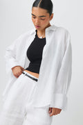 Linen blend shirt