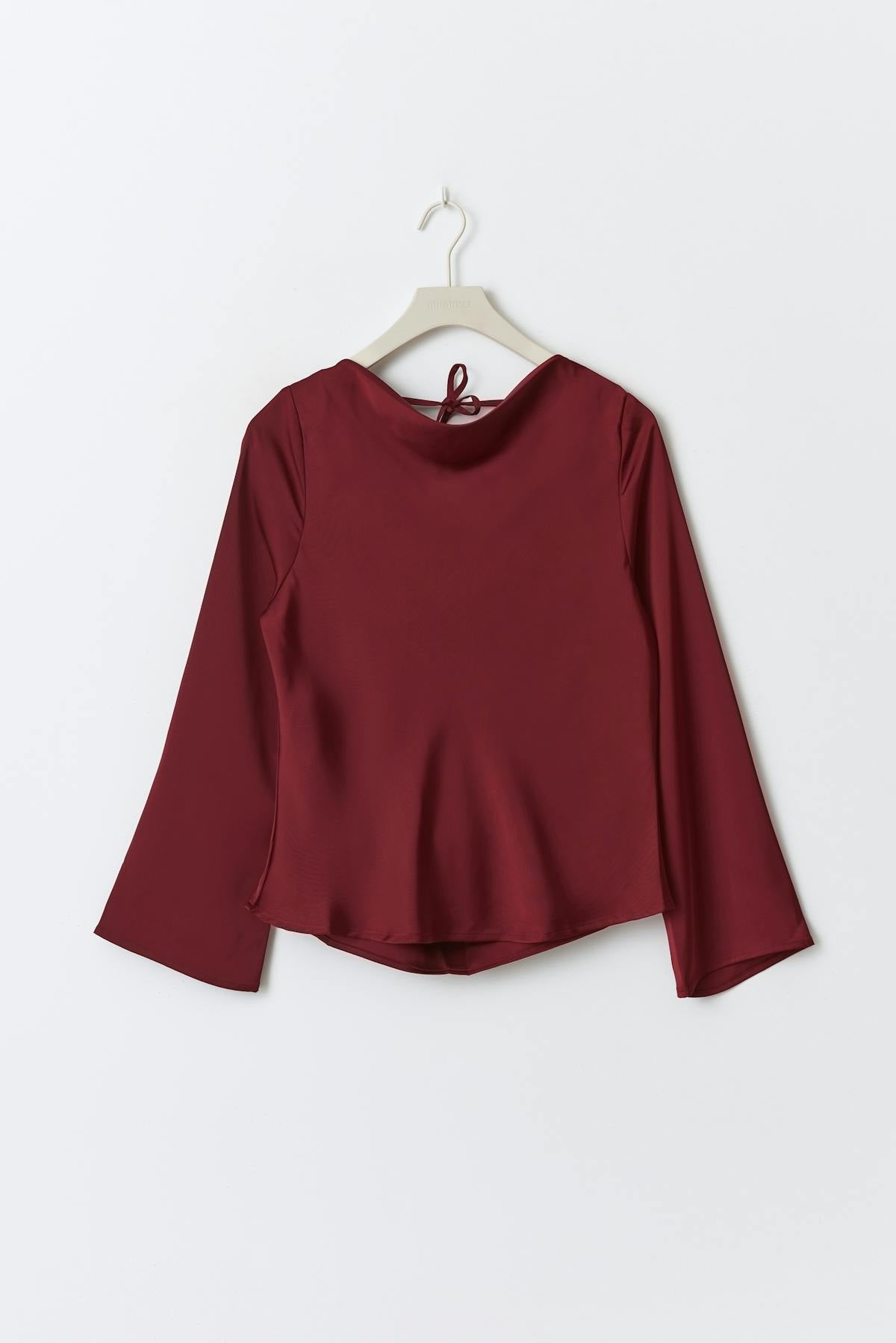 Draped blouse