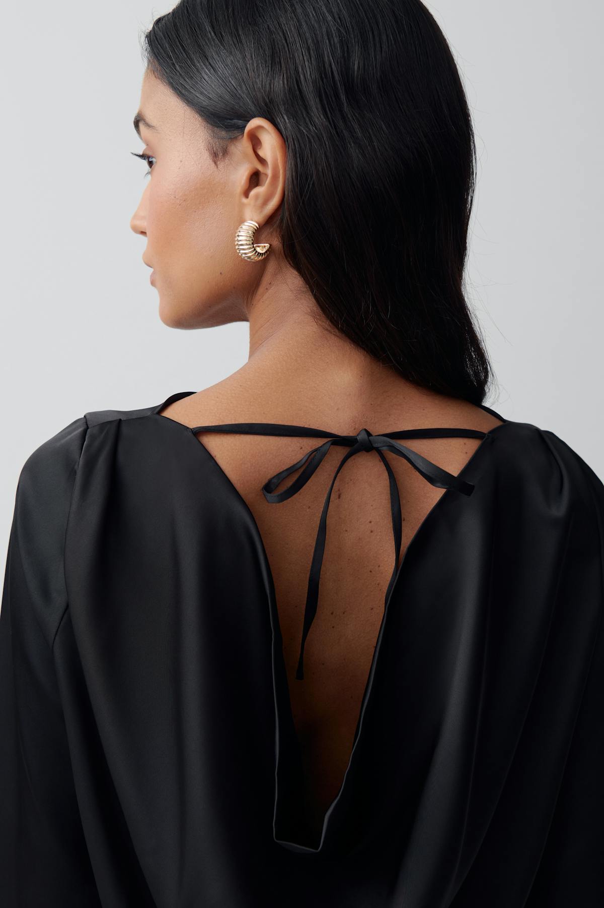 Draped blouse