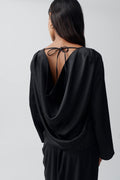Draped blouse