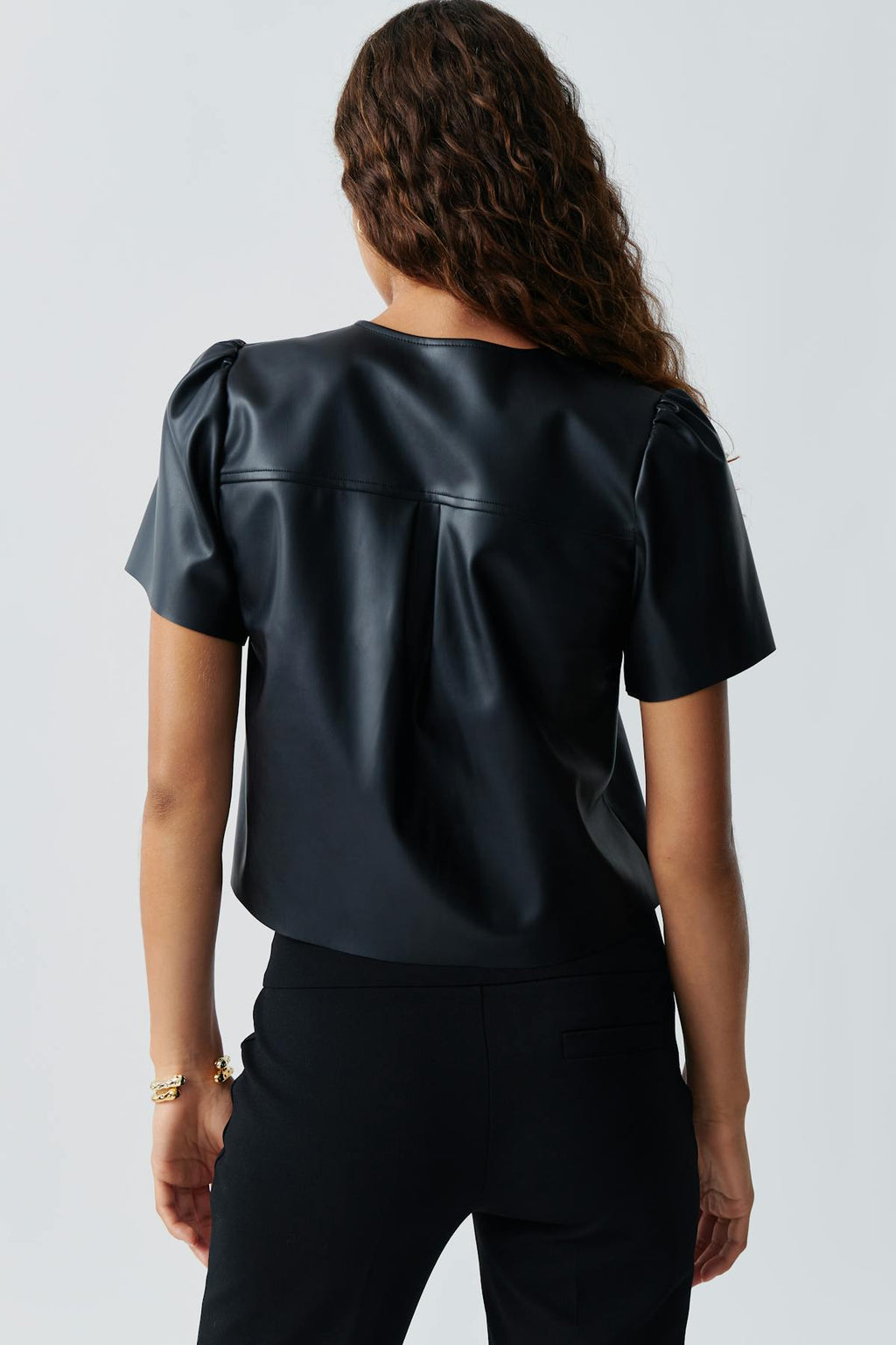 Pu blouse