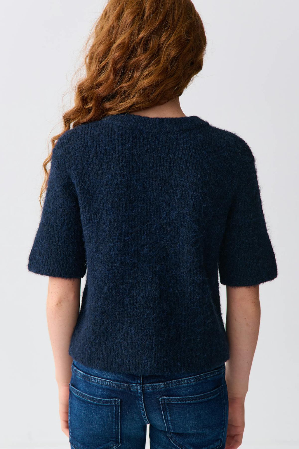 Y short sleeve cardigan