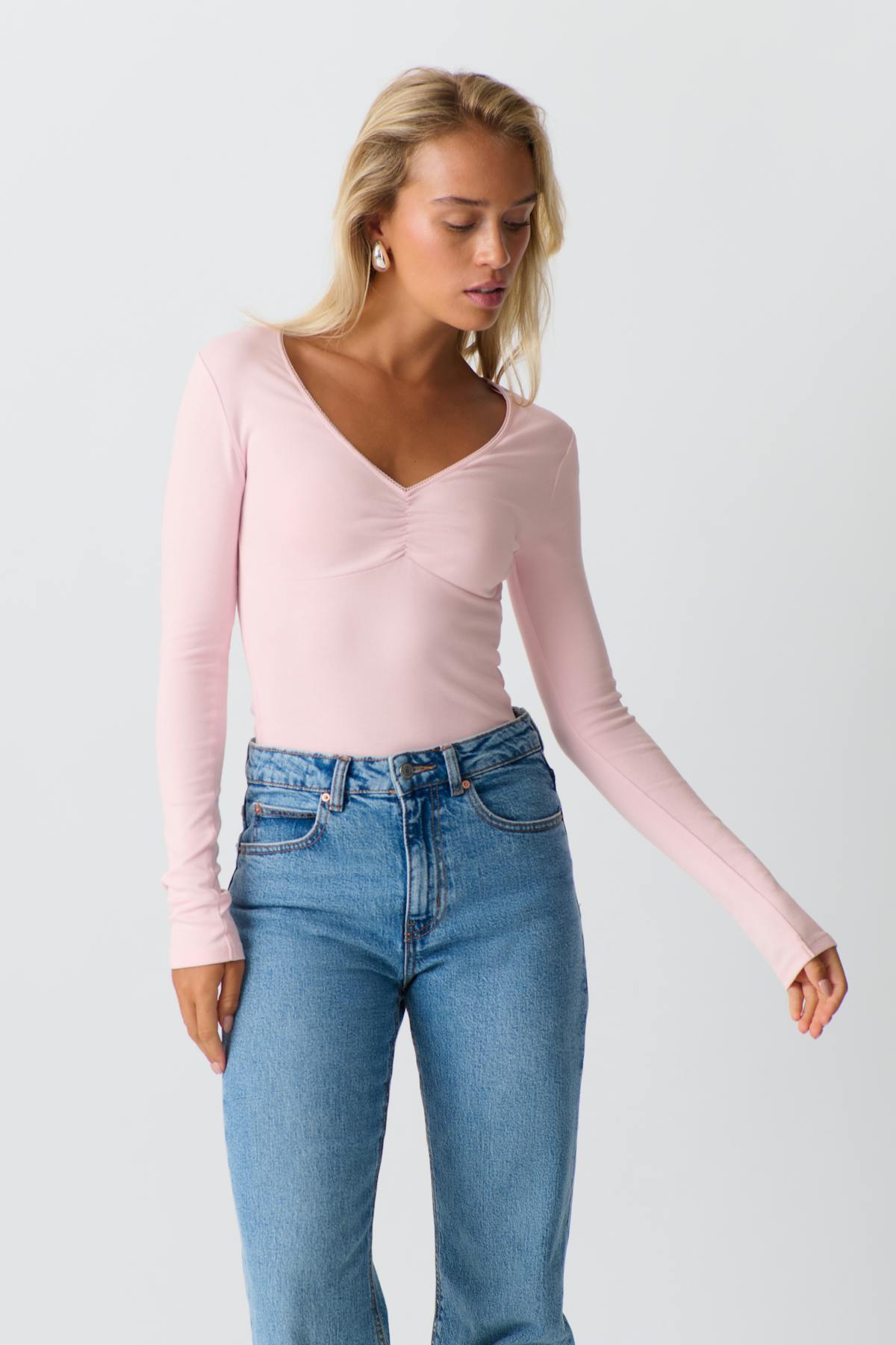 V-neck top