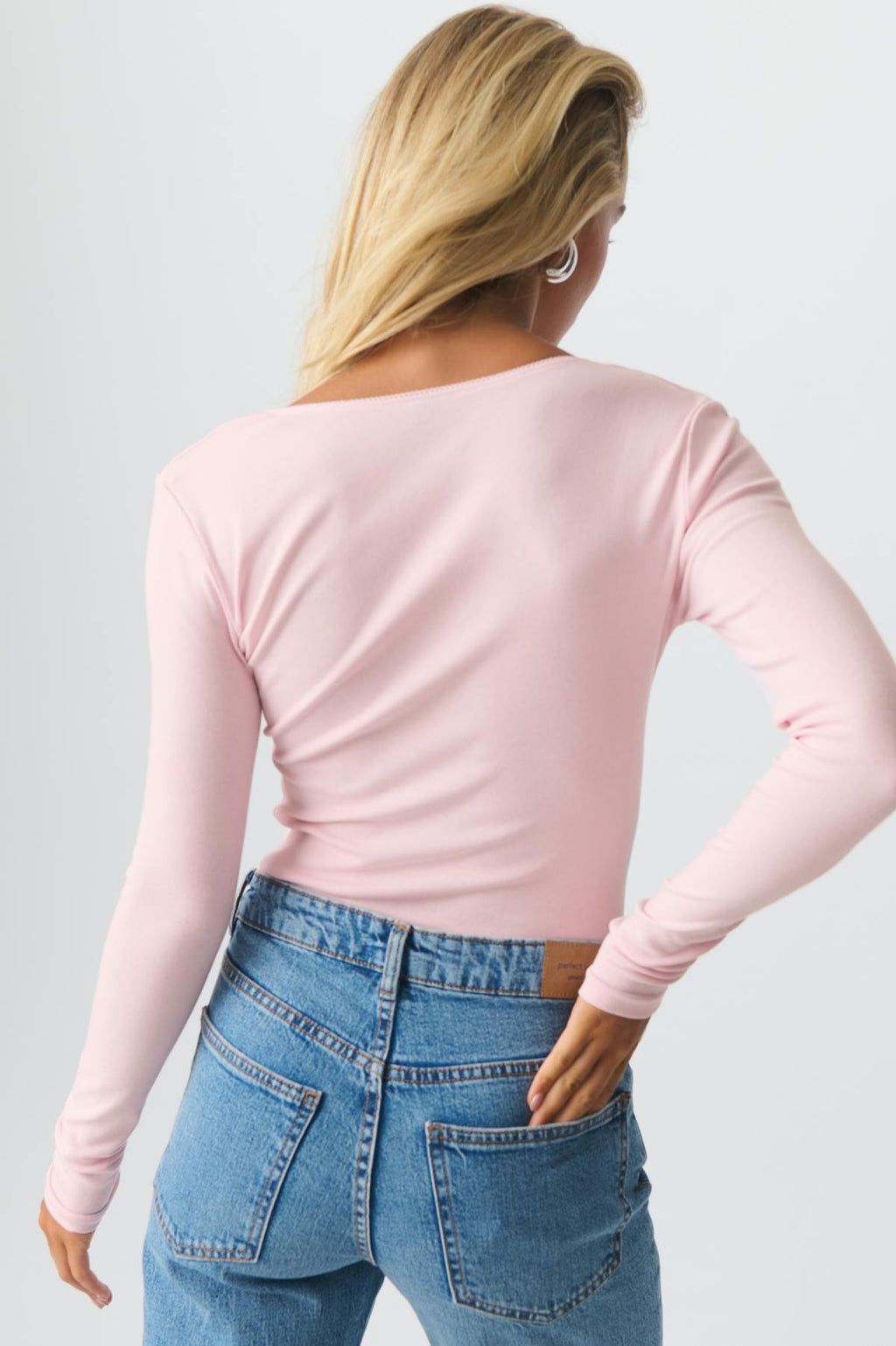 V-neck top