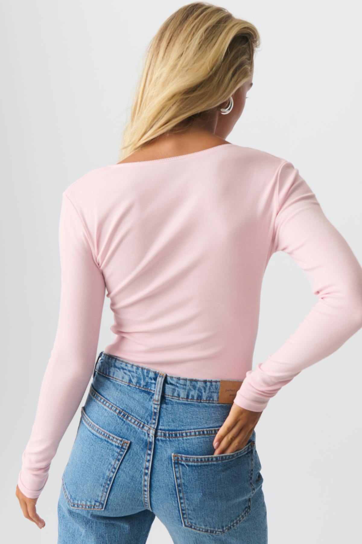 V-neck top