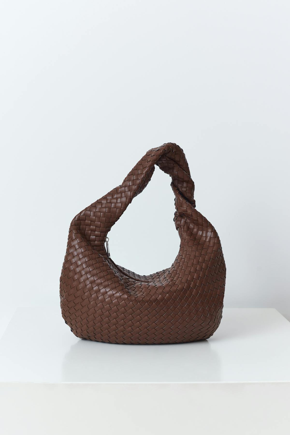 Braided shoulder bag