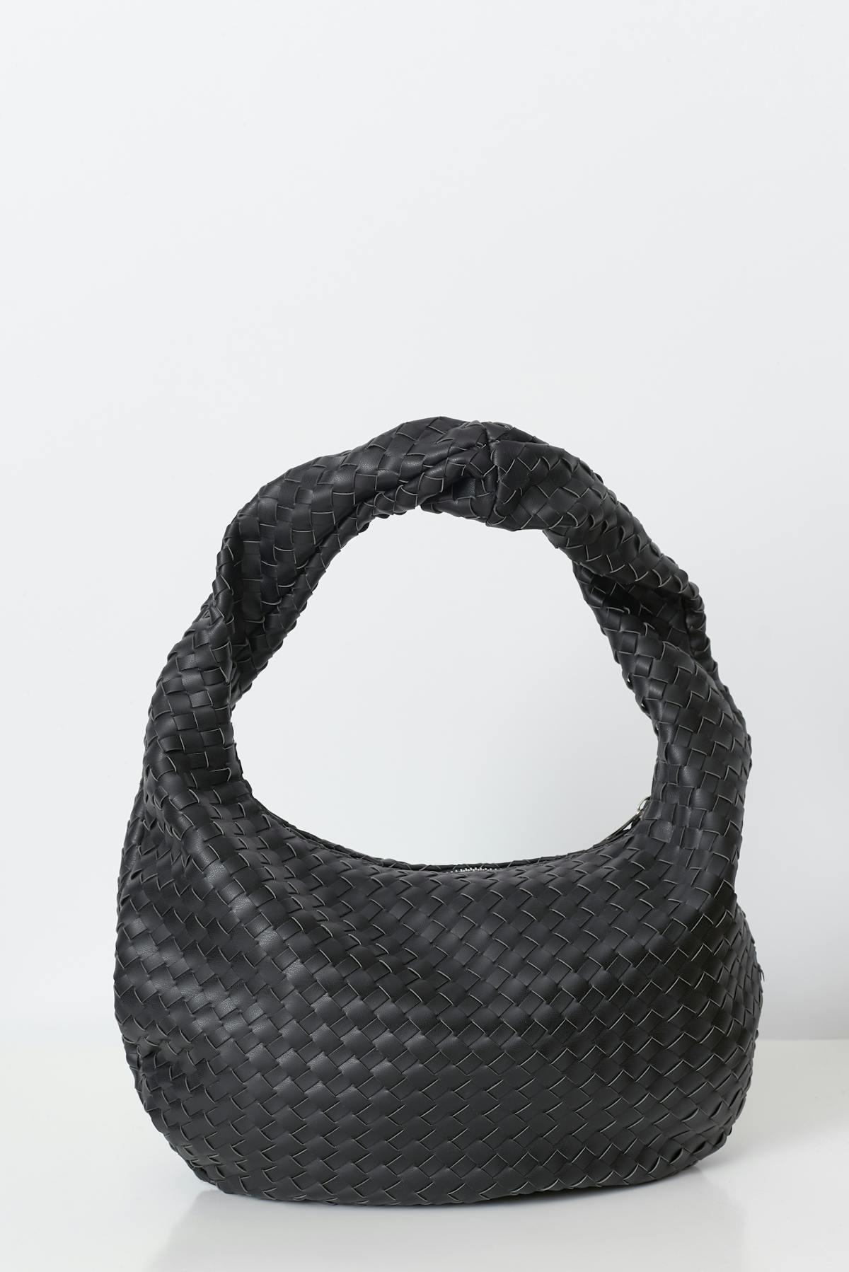 Braided shoulder bag
