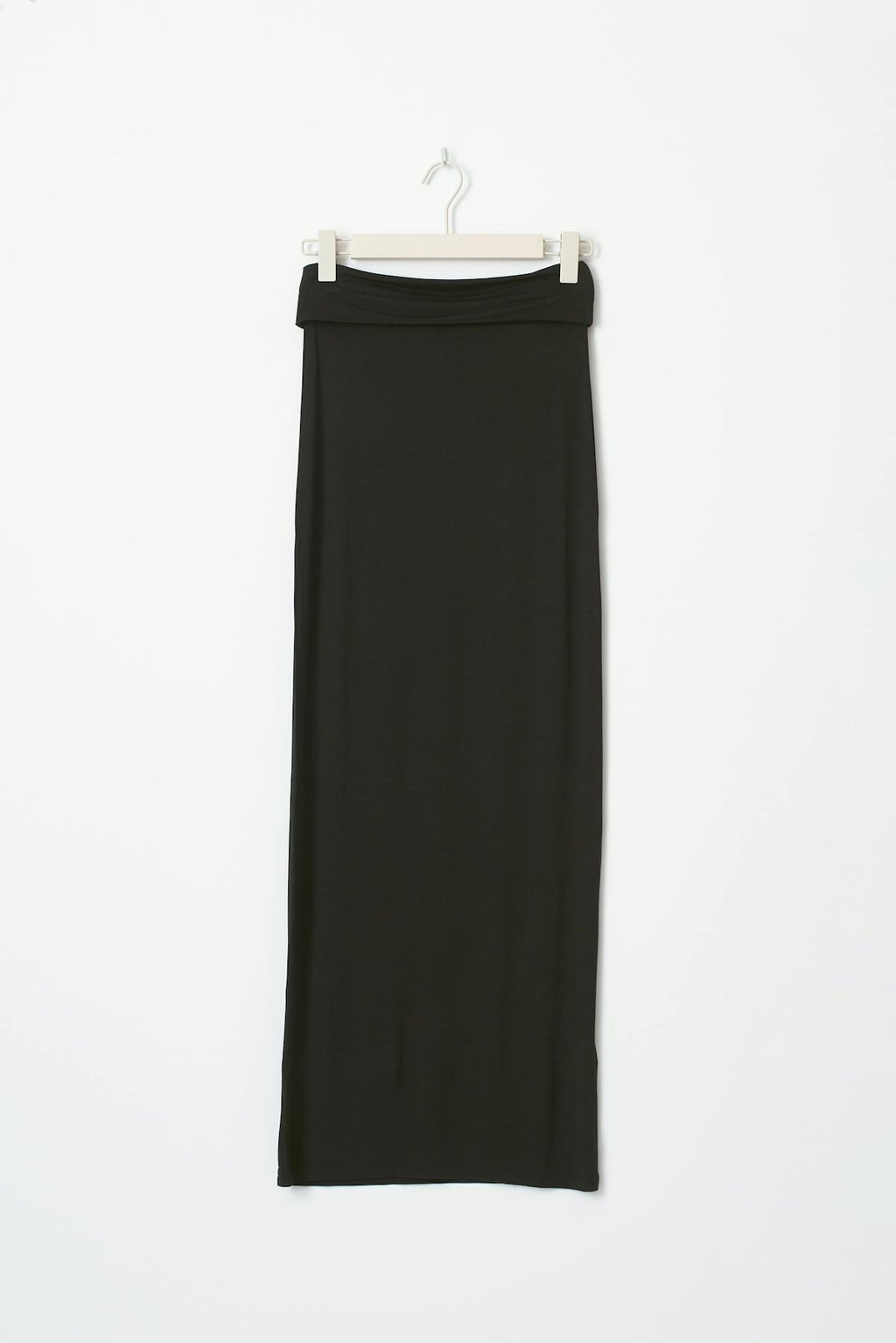 soft touch folded maxi skirt