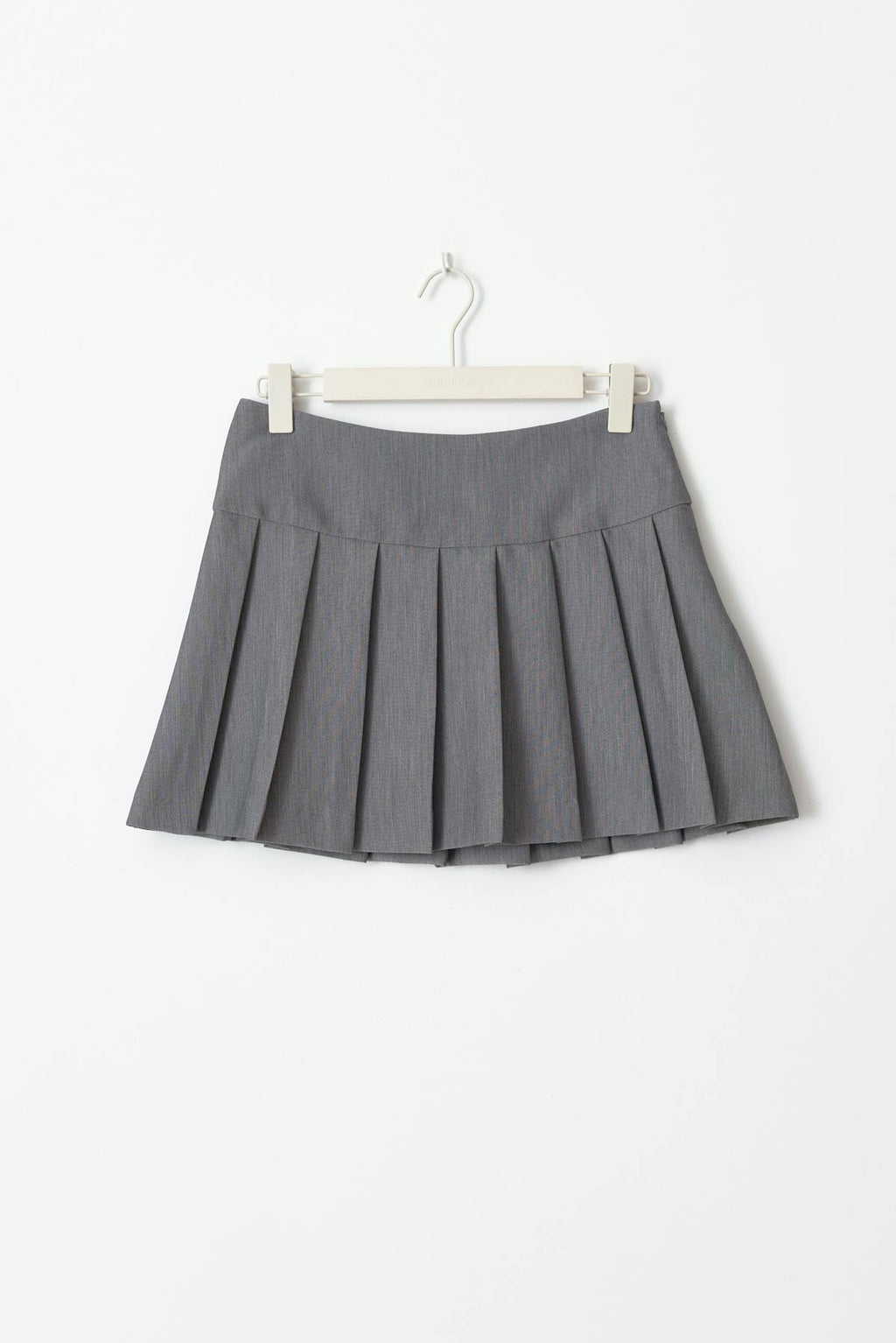 Pleated mini skirt