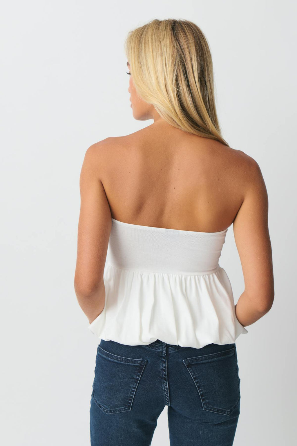 Balloon tube top