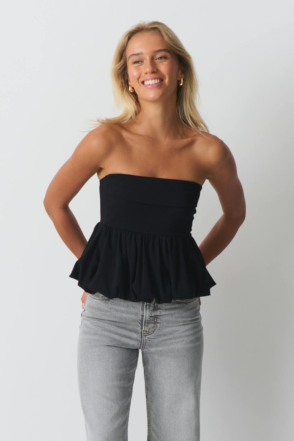 Balloon tube top
