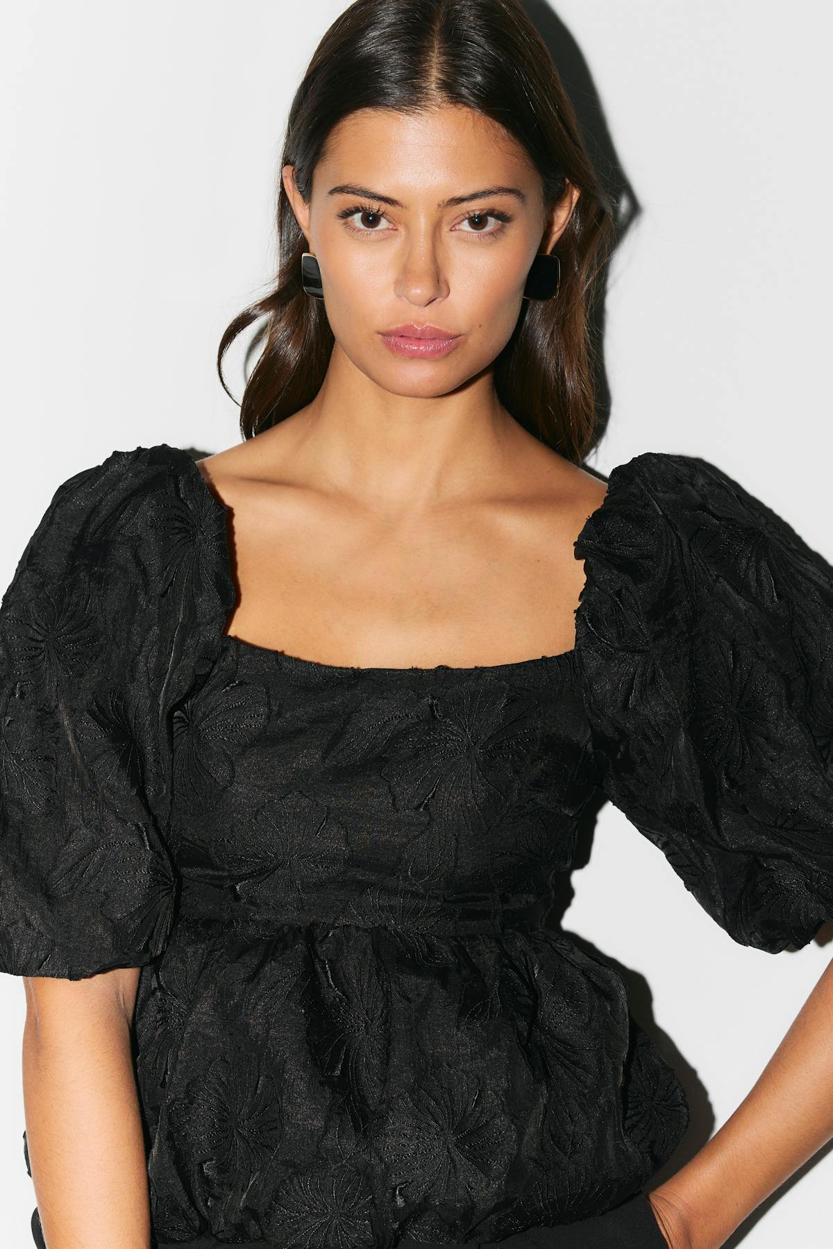 Puff sleeve blouse