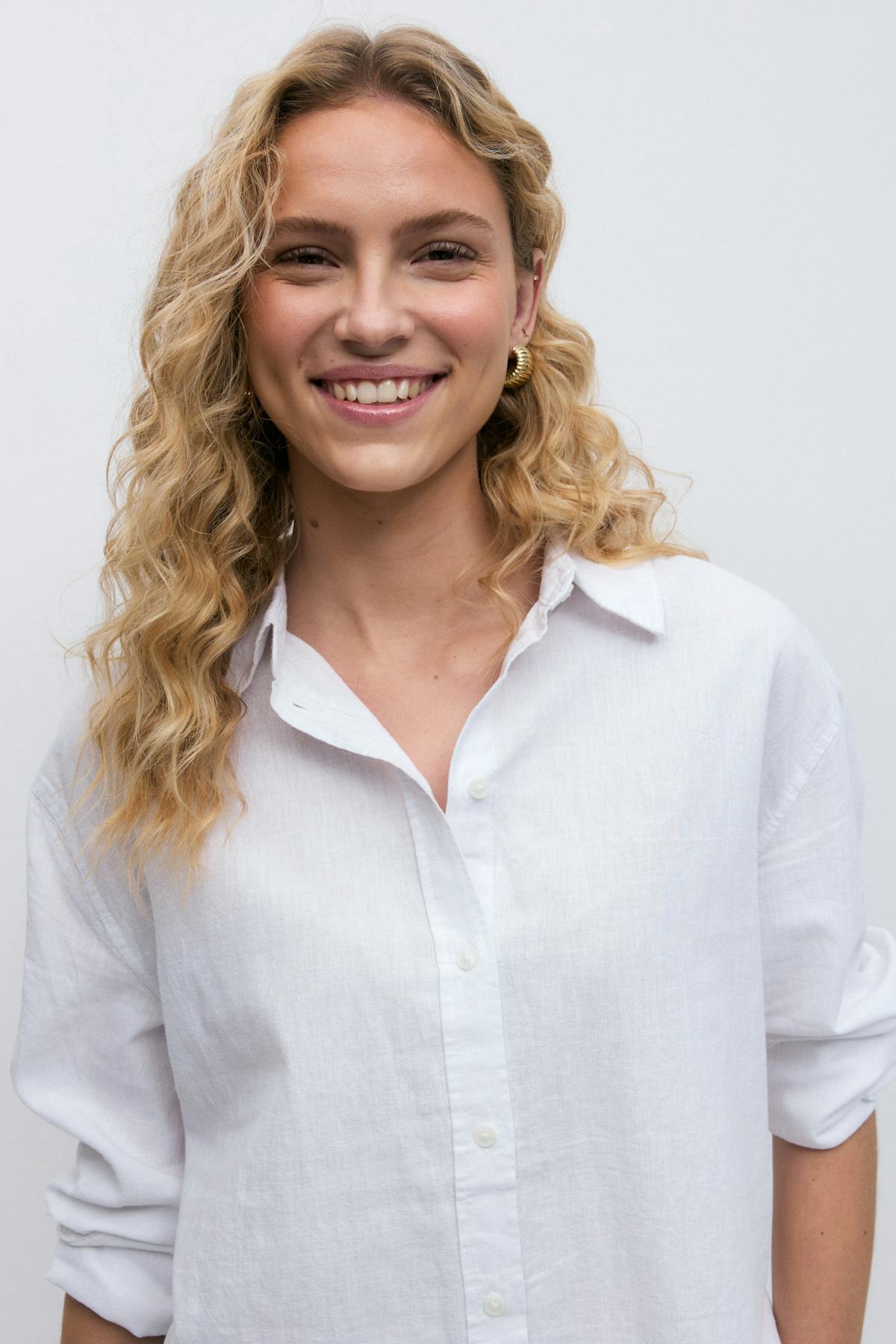 Linen blend shirt