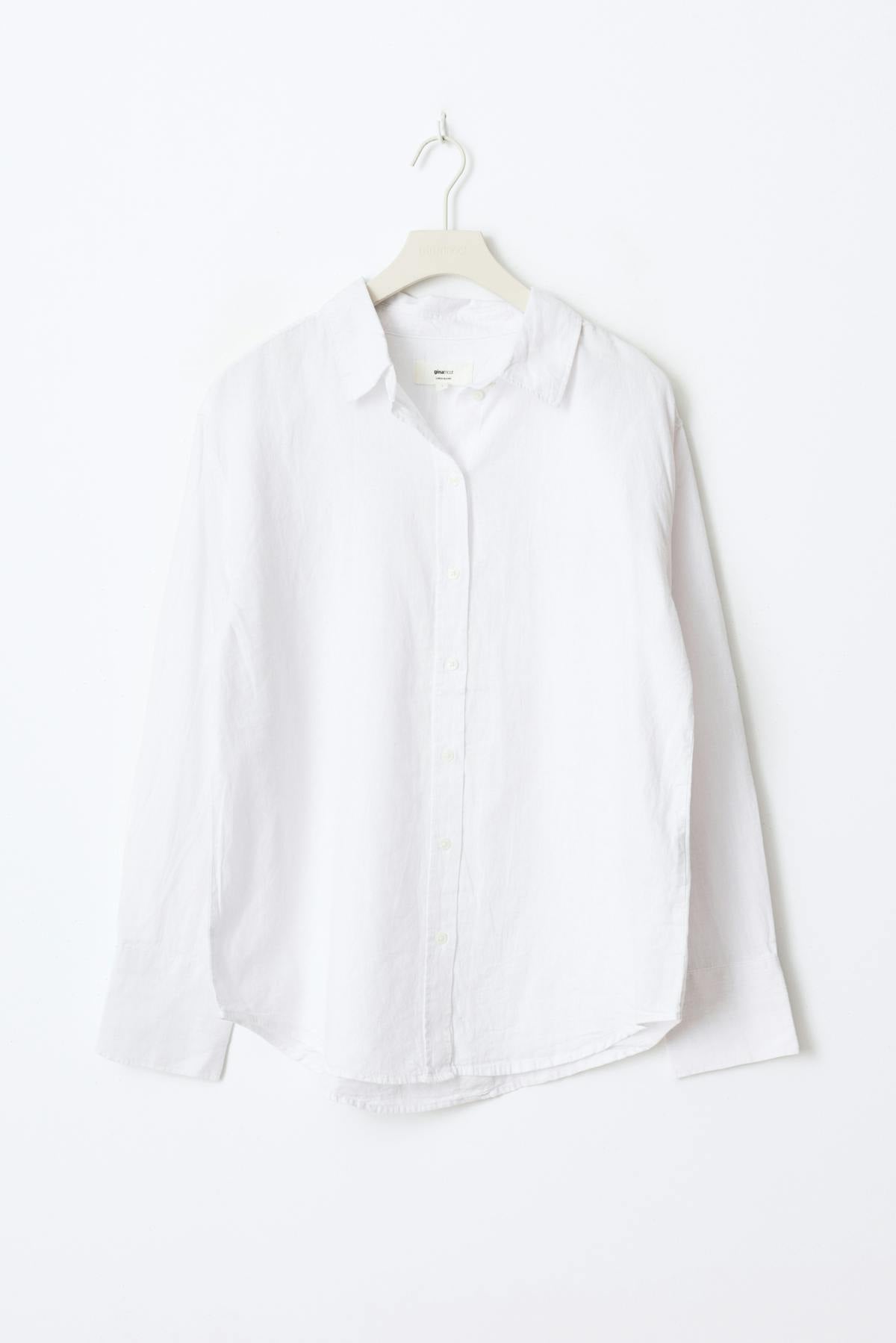 Linen blend shirt