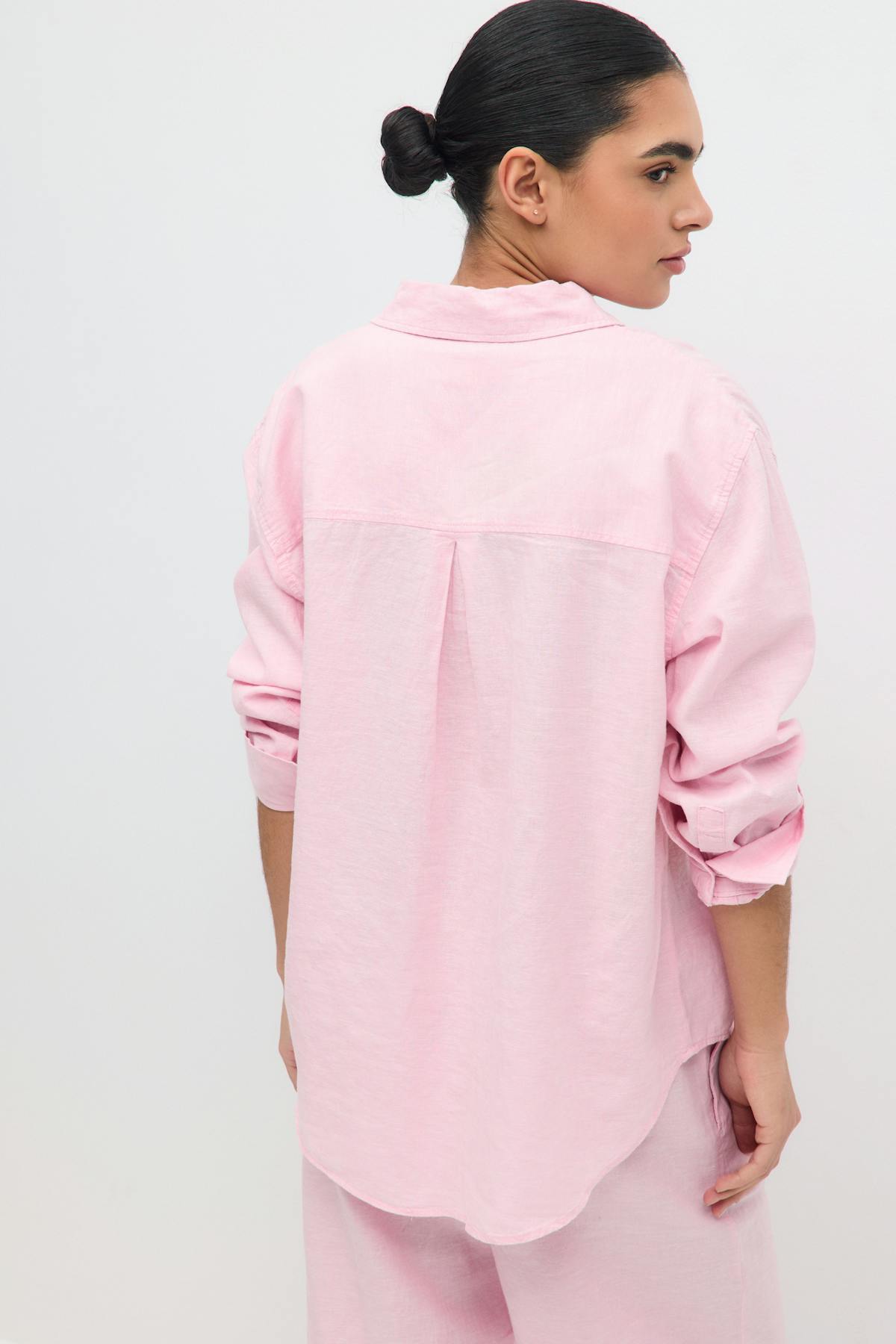 Linen blend shirt