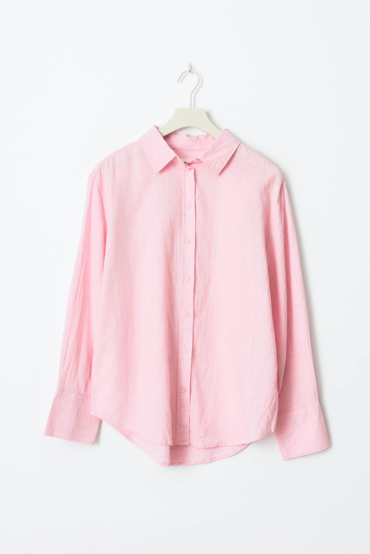 Linen blend shirt