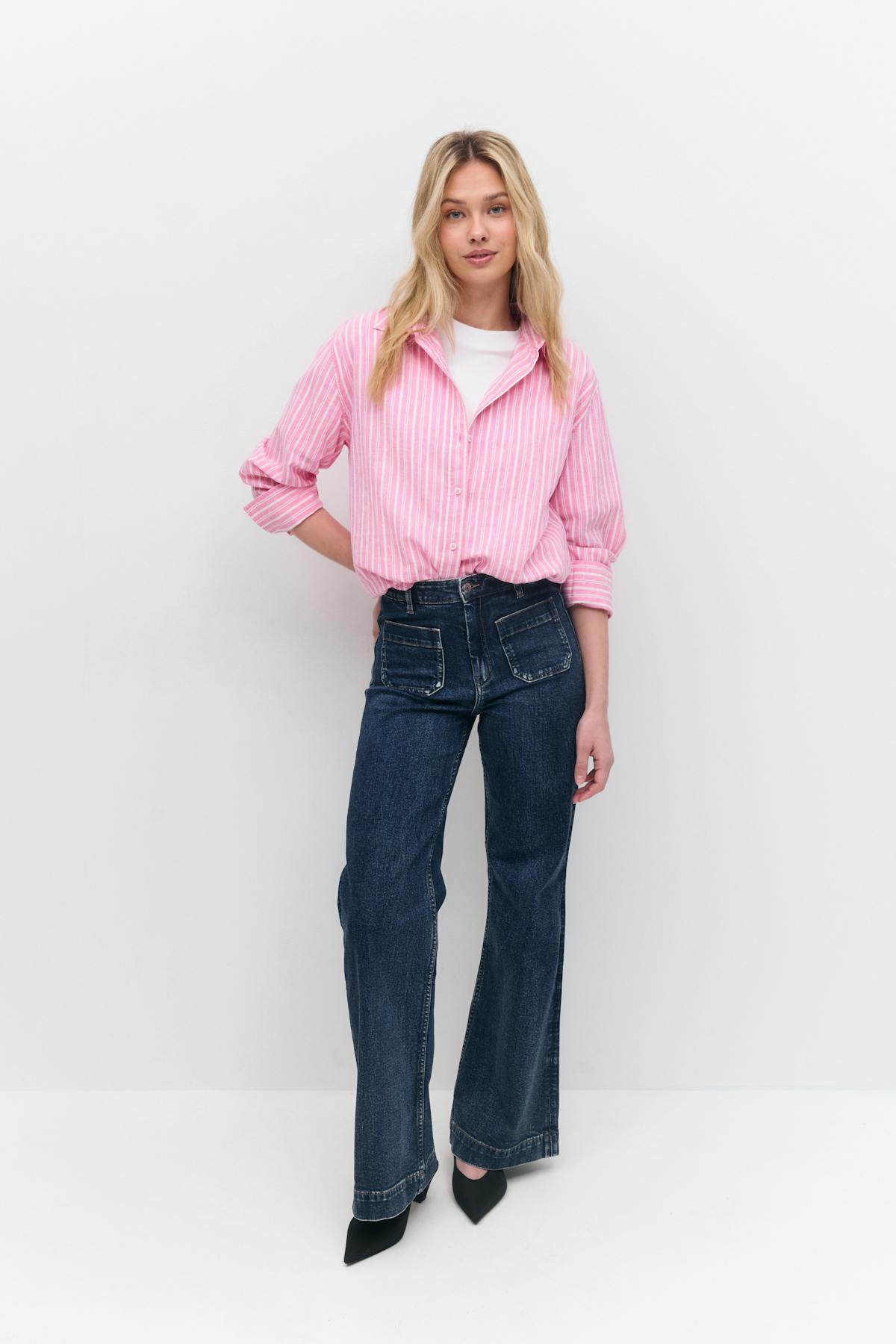 Linen blend shirt