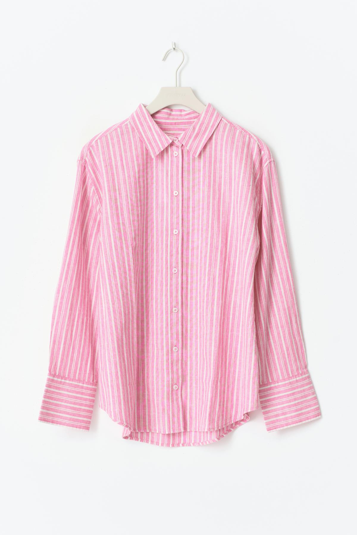 Linen blend shirt