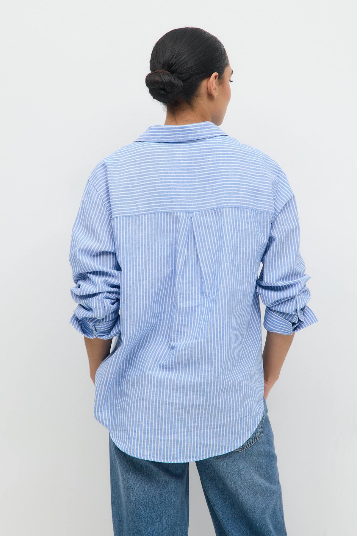 Linen blend shirt