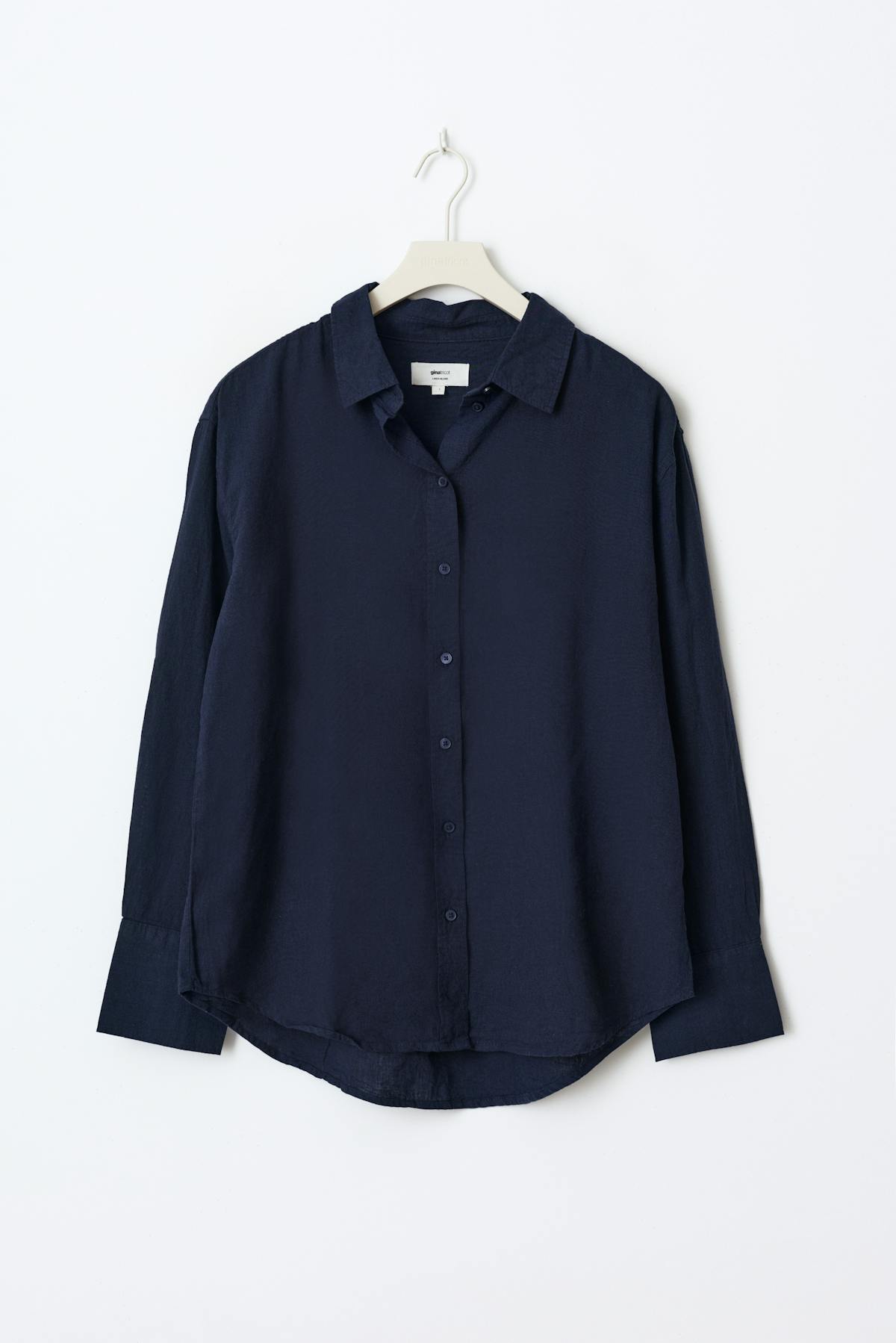 Linen blend shirt