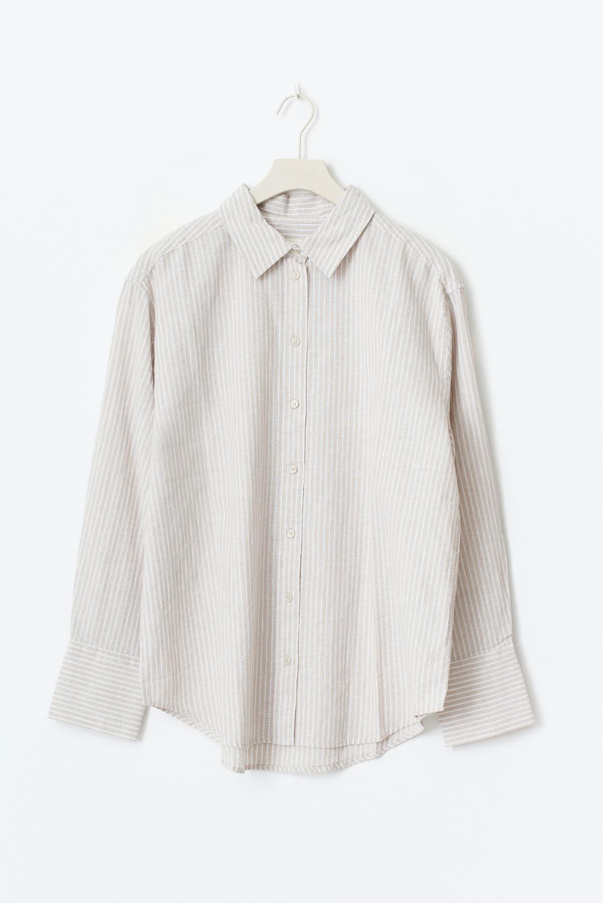 Linen blend shirt