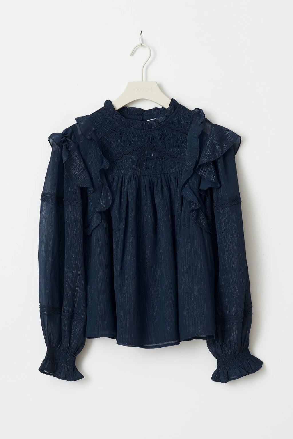 Y boho lace blouse
