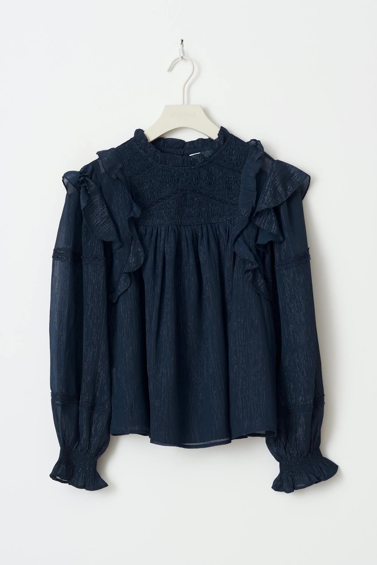 Y boho lace blouse