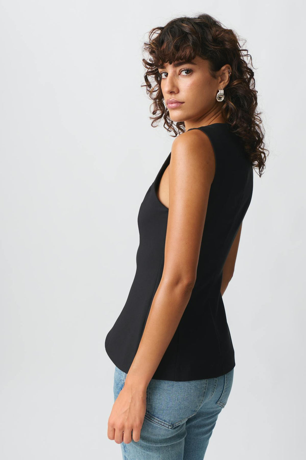 Tailored v-neck vest