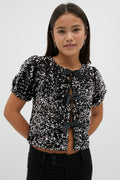 Y sequin top