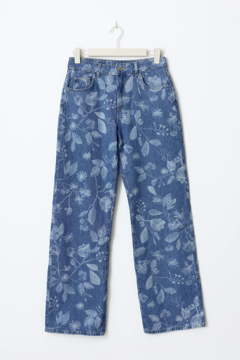 Flower jeans