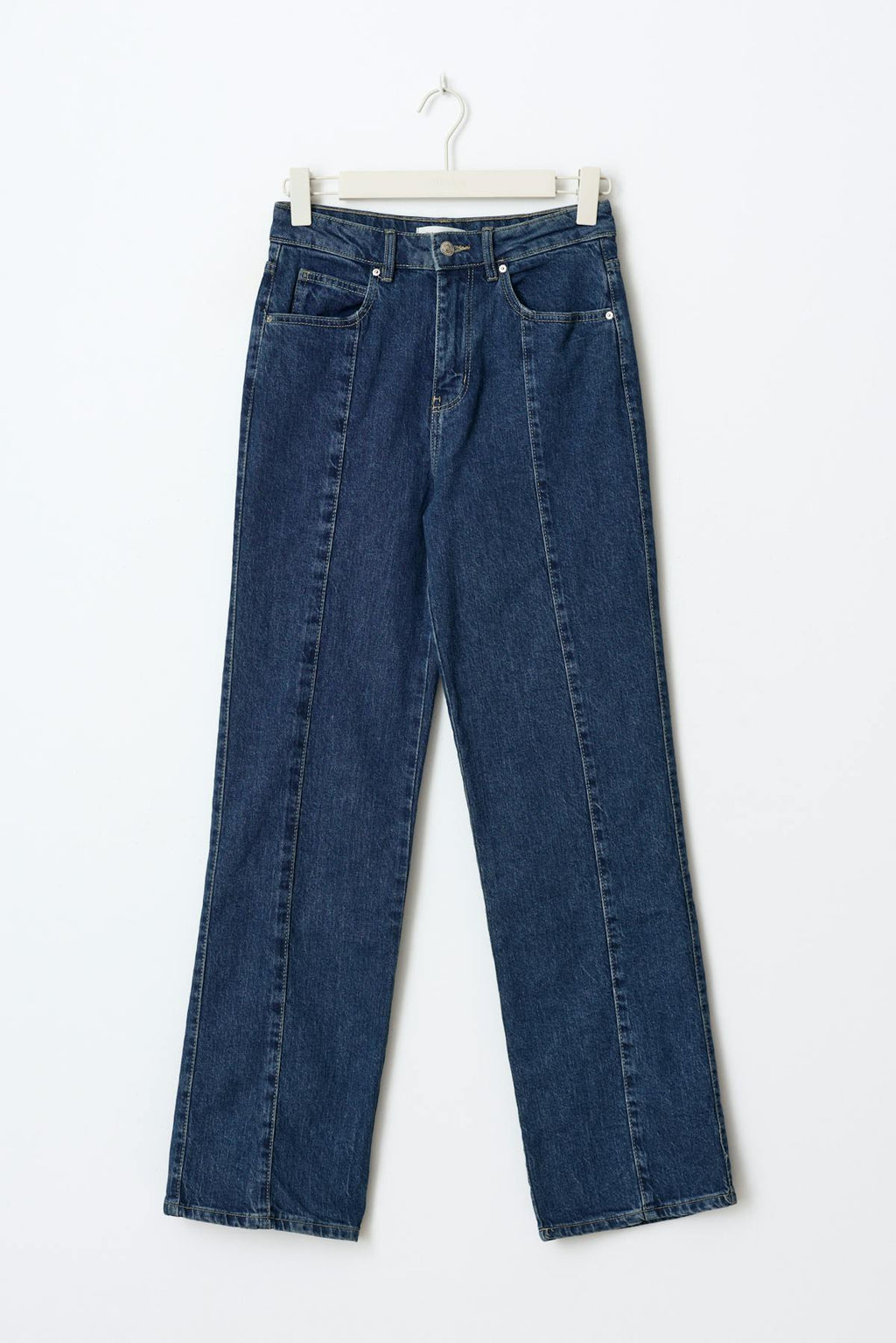 Front seam jeans