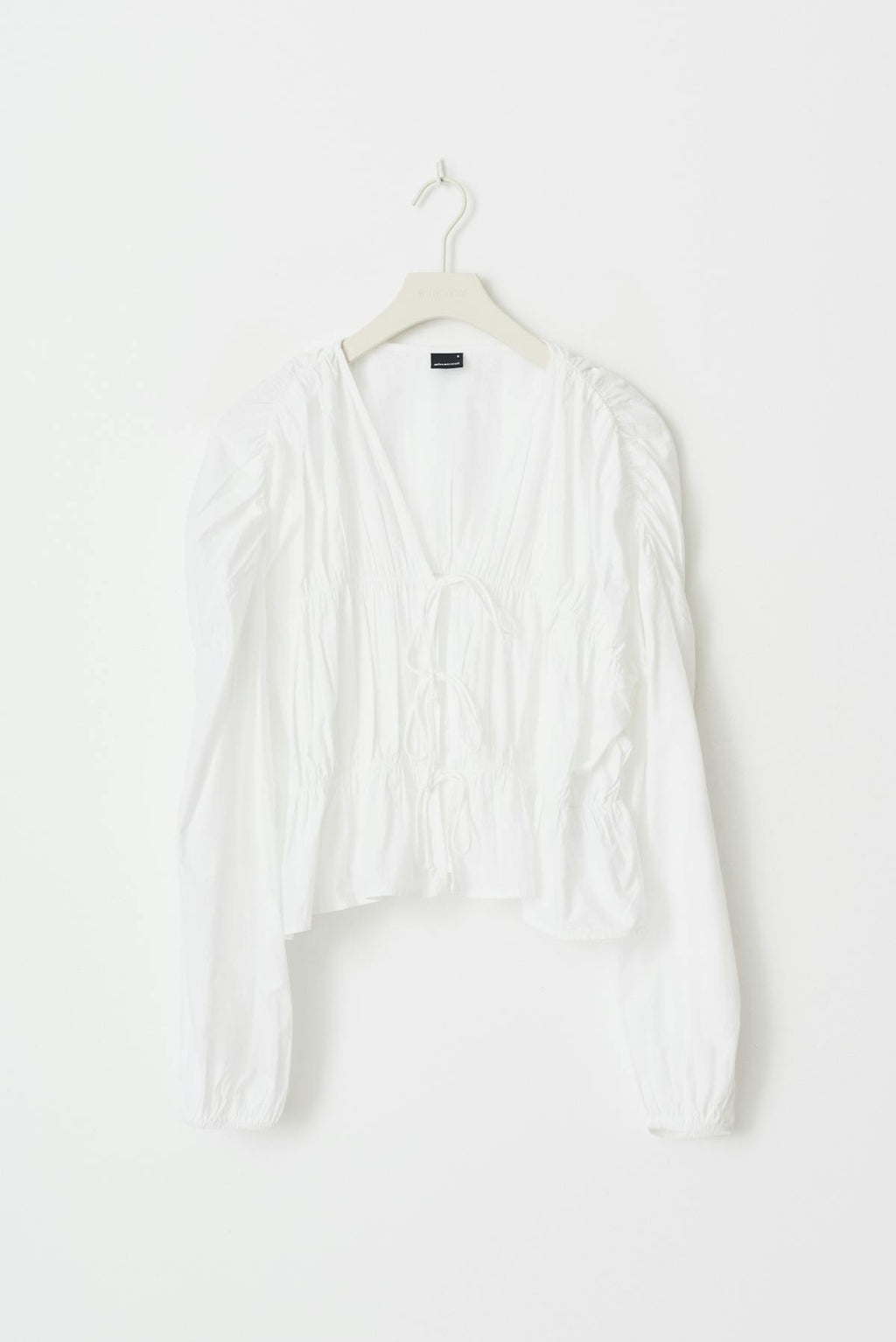 Tie blouse