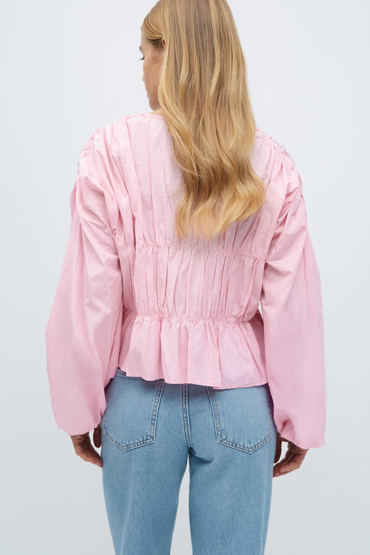 Tie blouse