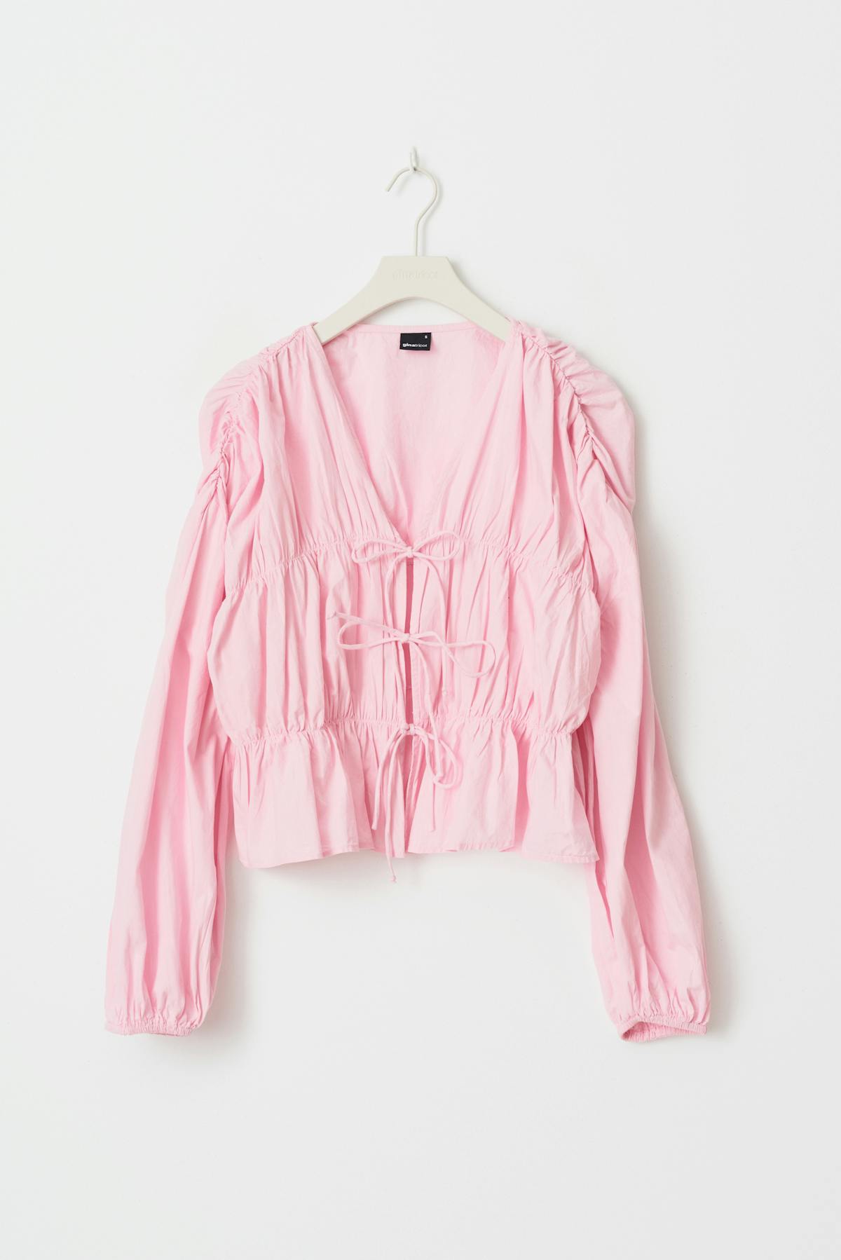 Tie blouse
