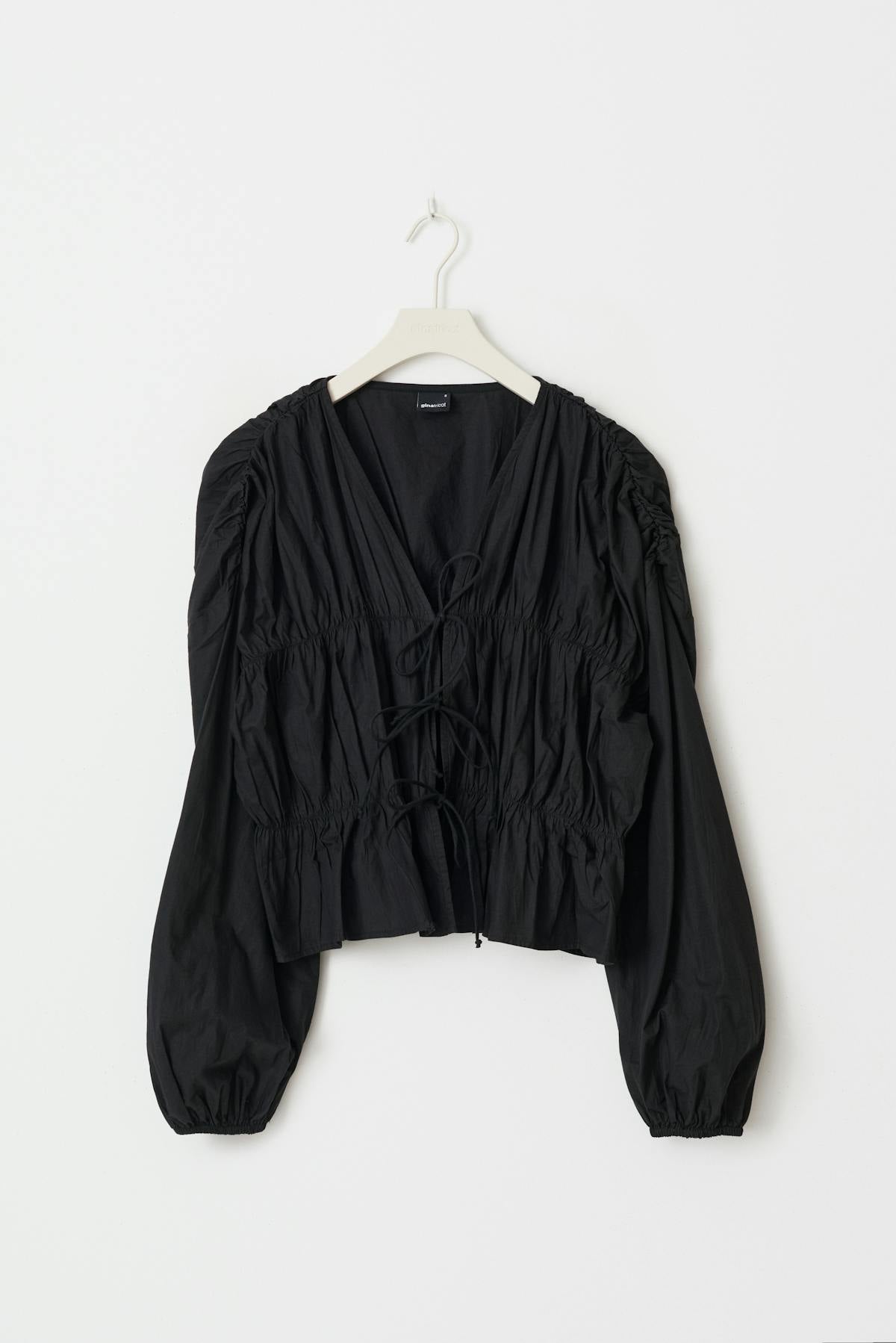 Tie blouse