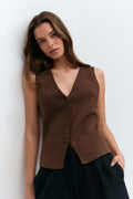 Knitted vest