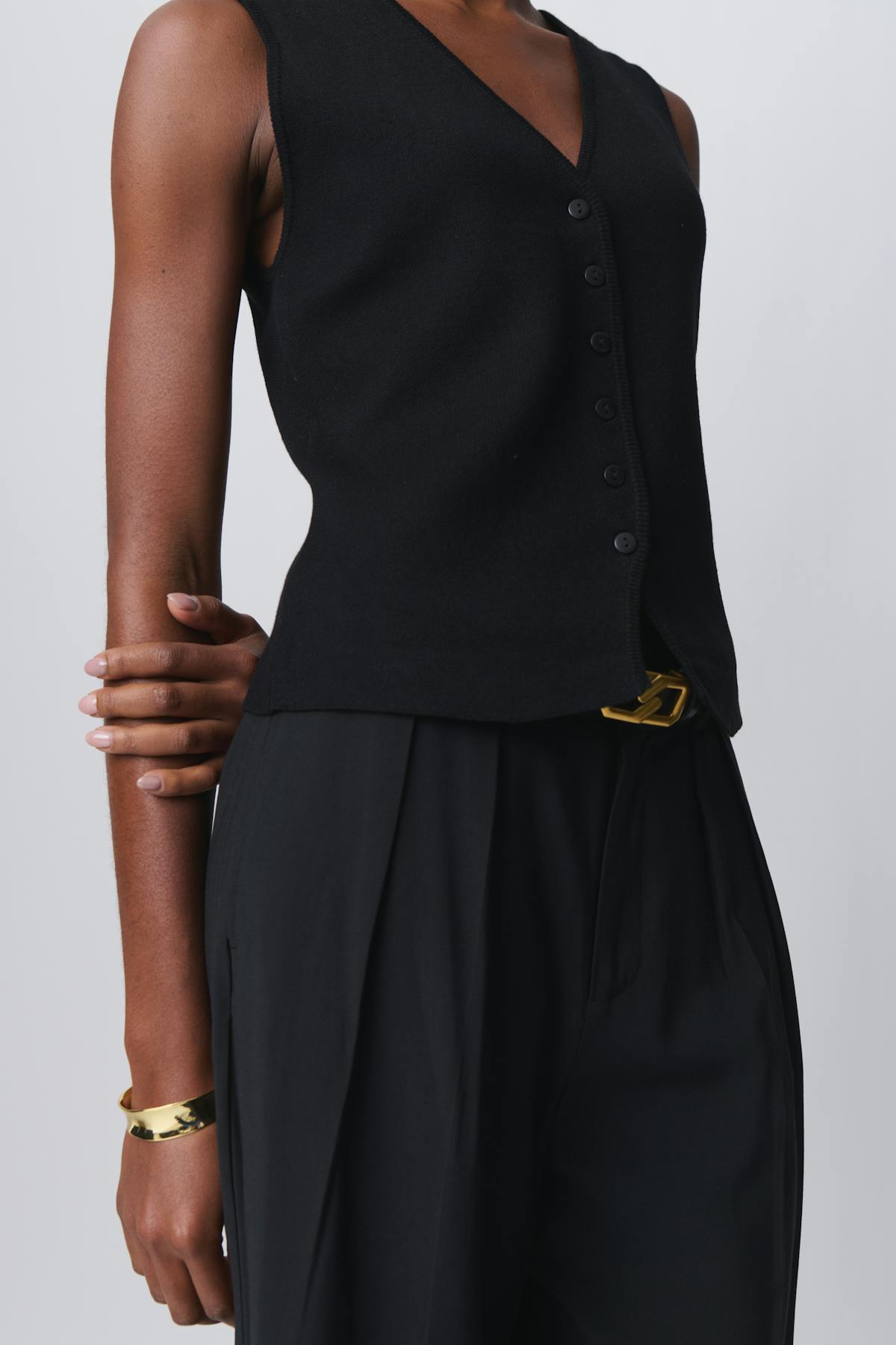 Knitted vest