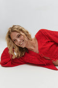 Knitted crochet cardigan