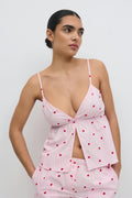 Poplin pyjamas singlet