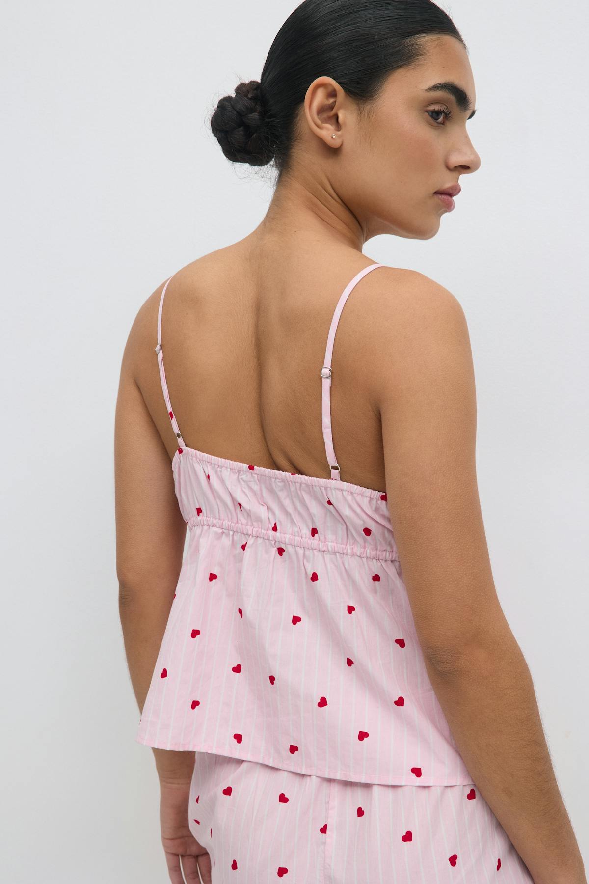 Poplin pyjamas singlet