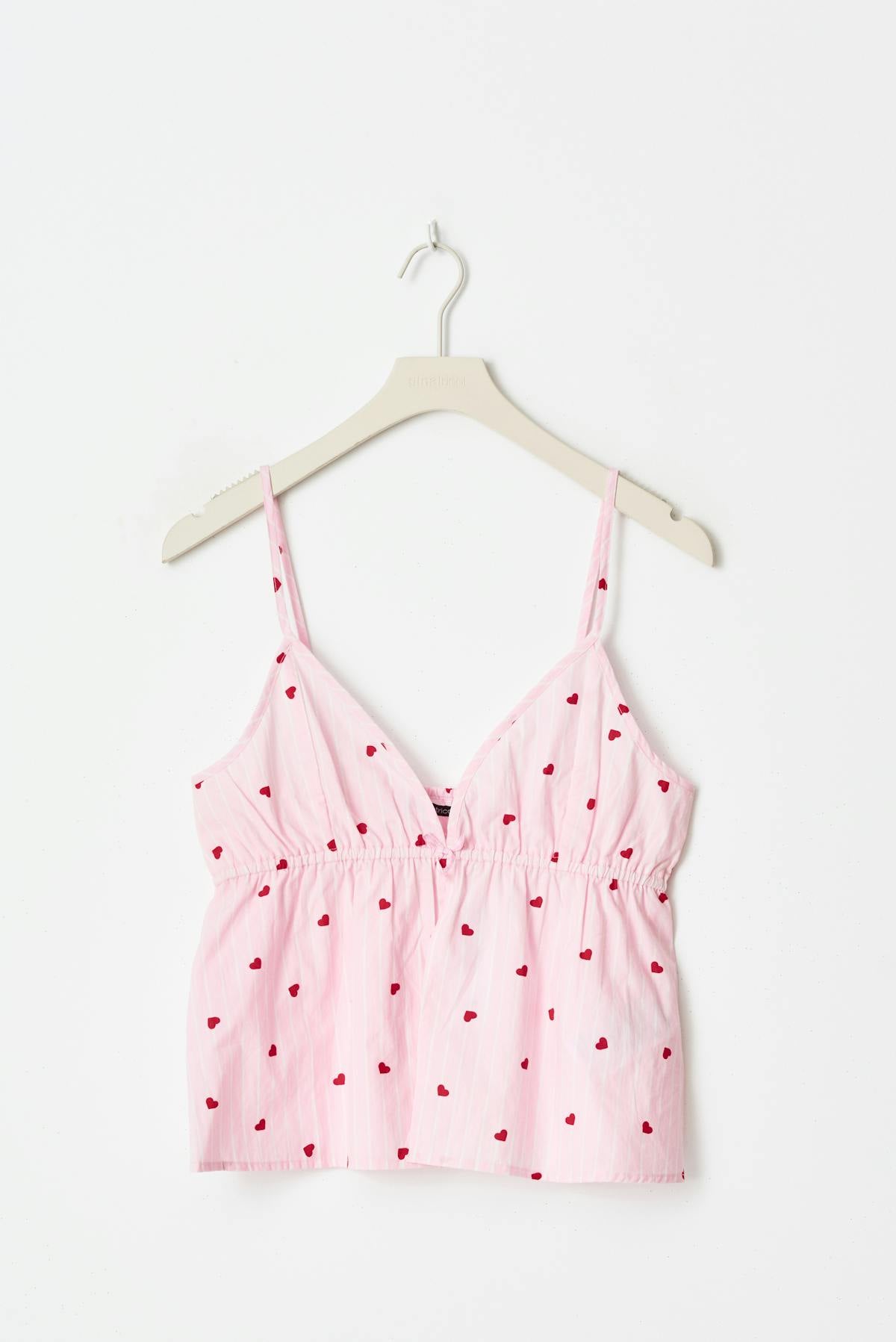 Poplin pyjamas singlet